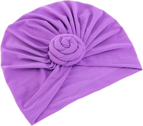 Qianmome Womens Turban African Pattern Knot Headwrap Beanie Pre-Tied Bonnet Chemo Cap Hair Loss Hat in Saudi Arabia