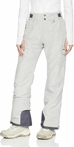 Arctix Women's Snow Sports Insulated Cargo Pants, Pearl Grey Melange, Medium Short in Saudi Arabia