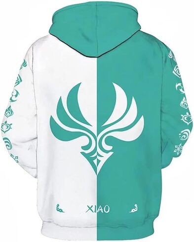Genshin Impact Hoodie Klee 3D Printed Hooded Barbatos Pullover Xiao Sweatshirt Jacket Outwear Cosplay Costume,S-3XL in Saudi Arabia