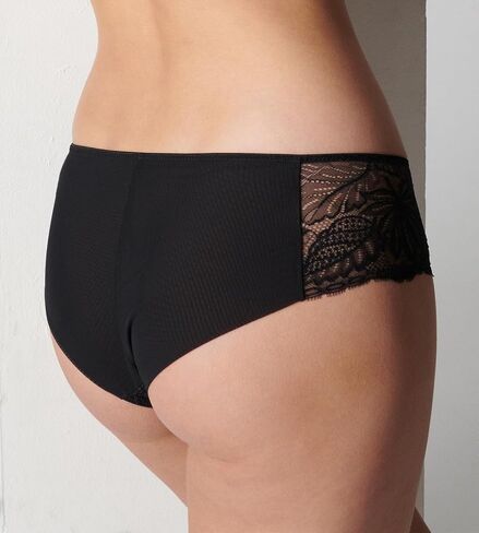 Simone Perele Women's Exotica Boyshort, Black, S in Saudi Arabia
