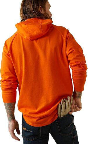 ARIAT Men's Rebar Cottonstrong Hooded T-Shirt in Saudi Arabia