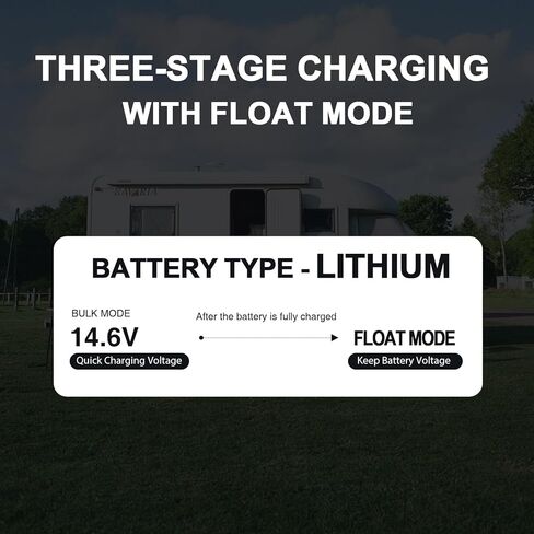 WF-9855 55 Amp RV Power Converter for Lithium Battery,Compatible with WF-9855,WF-9855-AD,WF-9855-LIS&Other WF-9800 Series Power Converter in Kuwait
