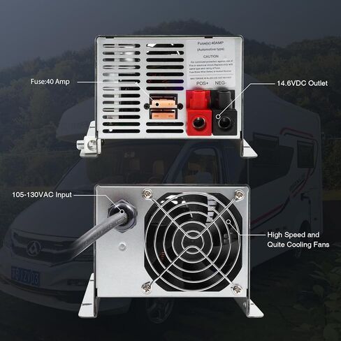 WF-9855 55 Amp RV Power Converter for Lithium Battery,Compatible with WF-9855,WF-9855-AD,WF-9855-LIS&Other WF-9800 Series Power Converter in Kuwait