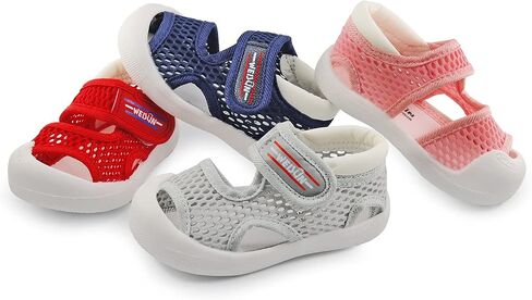 Toddler Boys Girls Unisex Baby Summer Sport Sandals Closed Toe Non-Slip Rubber Sole Pool Beach Mesh Sneakers Lightweight Outdoor Water Shoes in Kuwait