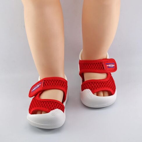 Toddler Boys Girls Unisex Baby Summer Sport Sandals Closed Toe Non-Slip Rubber Sole Pool Beach Mesh Sneakers Lightweight Outdoor Water Shoes in Kuwait