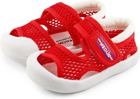 Toddler Boys Girls Unisex Baby Summer Sport Sandals Closed Toe Non-Slip Rubber Sole Pool Beach Mesh Sneakers Lightweight Outdoor Water Shoes in Kuwait