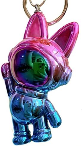 Ergugos Creative Gradient Rabbit Key Chain Delicate rabbit and Peach Nail Clipper Accessories Car Keys Bag Backpack Pendant Sparkling Gift for Girls Rabbit lovers, Multicolor, F in Kuwait