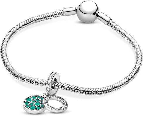 EZ Tuxedo Summer Charms 925 Sterling Silver Blue Ocean Vibe Jewelry Collection for Bracelets, معدن, زركونيا مكعب in Kuwait