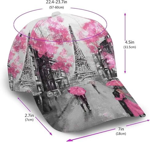 Baseball Cap Dad Caps Classic Fashion Casual Adjustable Sport for Women Hats Pink in Saudi Arabia