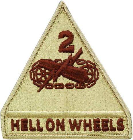 2nd Armored Division Patch in Saudi Arabia