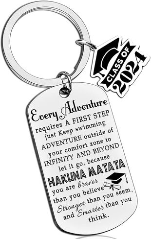 سلسلة مفاتيح هدايا التخرج للنساء من اوبيورف، هدايا التخرج لعام 2024 في المدرسة الثانوية والماجستير والممرضات والطلاب والخريجين، حلقة مفاتيح رائعة للكريسماس in Kuwait