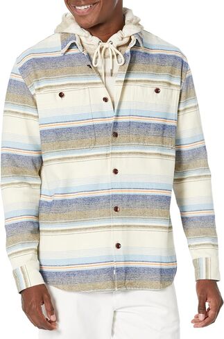 Quiksilver Men's Lowest Tide Flannel Woven Top in Saudi Arabia