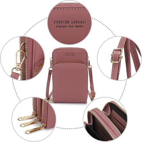 fannos Small Cell Phone Crossbody Bags For Women, Mini Over Shoulder Purse with Credit Card Slots Crossbody Purse For Women in Kuwait