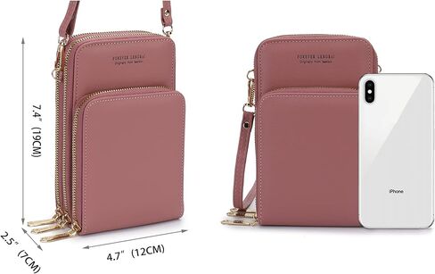 fannos Small Cell Phone Crossbody Bags For Women, Mini Over Shoulder Purse with Credit Card Slots Crossbody Purse For Women in Kuwait