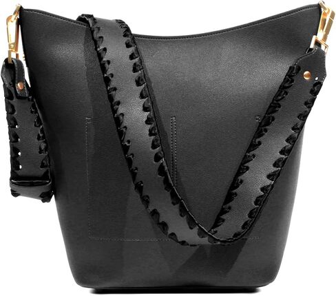 Niko Ineko Women's Bucket Shoulder Bag Kitty Snout Hardware in Saudi Arabia