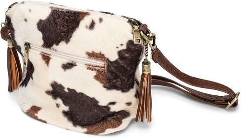 JEN & CO. Crossbody Bags for Women - Sling Bags for Women Dylan Crossbody Bag w/ 2 Side Tassel Zippers (M1766) in Saudi Arabia