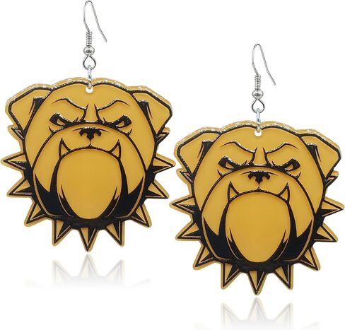QUSIJIA Statement Baseball Cap Earring Funny Animal Acrylic Drop Dangle Earrings For Women Girls in Saudi Arabia