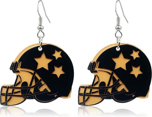 QUSIJIA Statement Baseball Cap Earring Funny Animal Acrylic Drop Dangle Earrings For Women Girls in Saudi Arabia