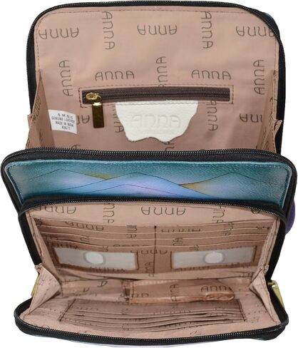 Anna by Anuschka Tall Zip-Around Cross Body in Kuwait