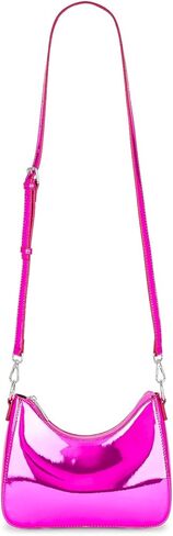 شنطة كروس خفيفة الوزن للنساء من 8 اخرى ريزونز، شنطة كتف للبنات بلون زهري معدني in Kuwait