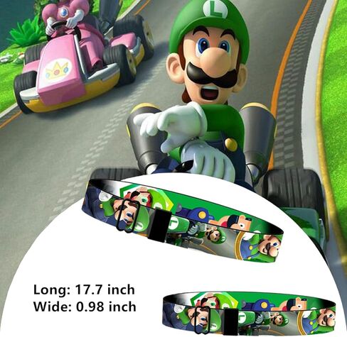 TLDXDOU Anime Supe Mario Ribbon Bracelet, Cartoon Adjustable Wristband for Women, Men, Girls and Boys, no gemstone in Kuwait