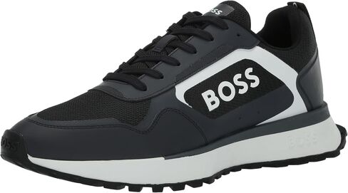 BOSS Men's Big Logo Mesh Mix Lace Up Sneaker in Saudi Arabia