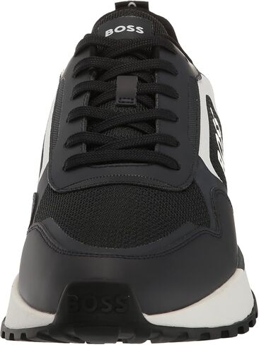 BOSS Men's Big Logo Mesh Mix Lace Up Sneaker in Saudi Arabia