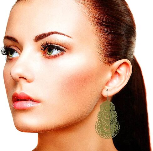 6 أزواج من الأقراط المتدلية خفيفة الوزن جوفاء على شكل حلقة، DIY بوهيمي نمط بوهيمي المتدلية الأذن متدلى لا تسبب الحساسية للنساء الفتيات أزياء ، الزنك ، المعادن, الزنك, معدن in Kuwait