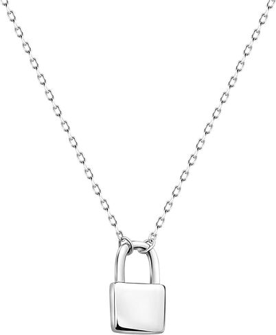 Sofia Milani - Women's Necklace 925 Silver - Lock Pendant - 50373 in Kuwait