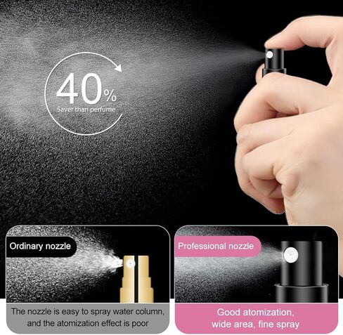 6 Pack 5ml Refillable Perfume Atomizer Spray Bottle Portable Mini Empty Easy to Fill Scent Aftershave Pump Case Travel Outgoing Purse Multicolor in Kuwait