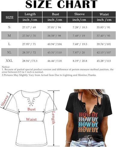 SFHFY Howdy قمصان النساء الرجعية الغربية الجنوبية تي شيرت راعية البقر ليوبارد موسيقى الريف الأعلى مضحك رسالة عادية خمر تيز in Kuwait