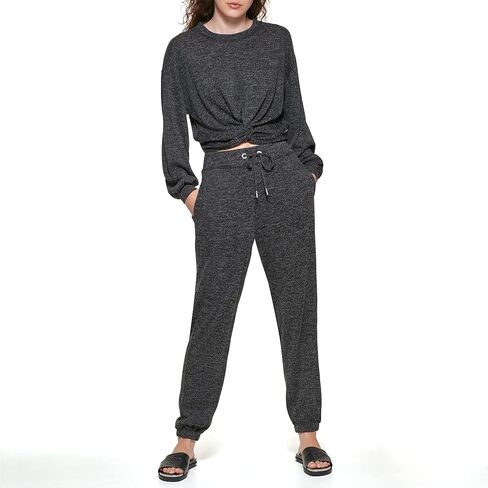 تي شيرت نسائي من DKNY مصنوع من الجينز الناعم للاستخدام اليومي in Kuwait