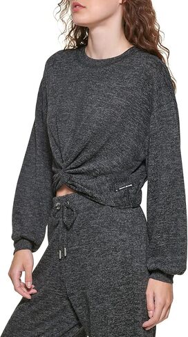 تي شيرت نسائي من DKNY مصنوع من الجينز الناعم للاستخدام اليومي in Kuwait