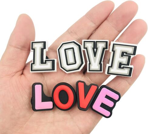 DaKuan 110 pcs Letters Numbers Shoe Charms, Sandal Decoration Letters A-Z, Numbers 0-9#, DIY Shoes, Sandals, Suitable for Youth, Adults, Boys and Girls in Saudi Arabia