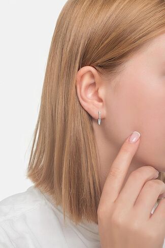 SOFIA MILANI - Women's Earrings 925 Silver - Ball Creole - E1574 in Kuwait