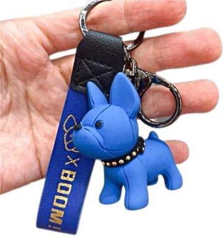 tenghong2021 Cute Dog Keychain Bulldog Key charm Bulldog Unique Gifts for Women Lovers in Saudi Arabia
