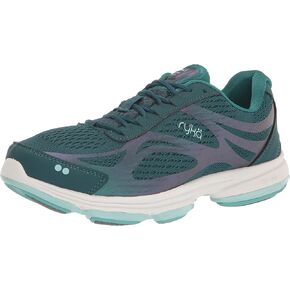 Ryka Women's Devotion Plus 2 Walking Shoe, Black/Grey, 8 W US