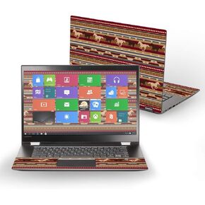 MightySkins Skin Compatible with Lenovo Flex 5 14" (2017) - Western Horses | Protective, Durable, and Unique Vinyl Decal wrap Cover | Easy to Apply, Remove, and Change Styles | Made in The USA