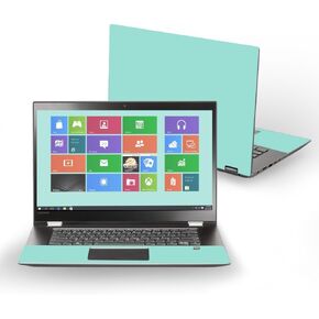 MightySkins Skin Compatible with Lenovo Flex 5 14" (2017) - Solid Seafoam | Protective, Durable, and Unique Vinyl Decal wrap Cover | Easy to Apply, Remove, and Change Styles | Made in The USA
