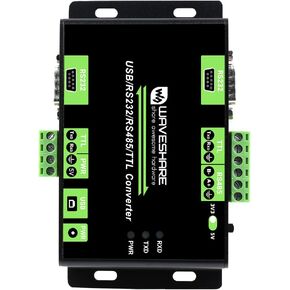 Waveshare Industrial Isolated Multi-Bus Converter USB / RS232 / RS485 / TTL Communication Between Different Buses