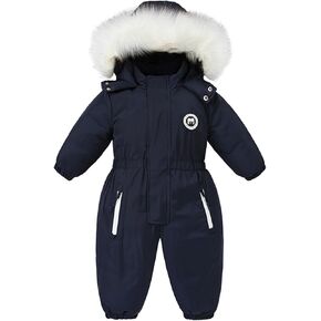 Baby Boys Snowsuit Toddler Girls Snow Suit Winter Coats Clothes Ski Jacket 1-4T