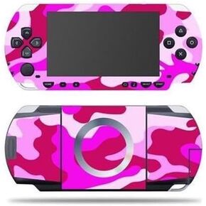 Mightyskins Protective Vinyl Skin Decal Cover Sticker Compatible with Sony PSP - Pink Camo