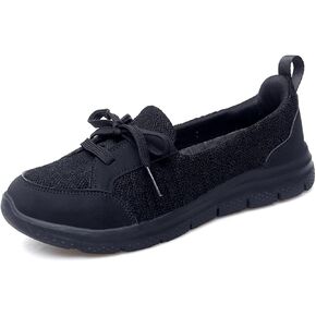 Women's Slip-On Orthopedic Walking Shoes,Kotsas Breathable Casual Arch Support Non-Slip Shoes,Low Top Soft Sole Sneakers for Women
