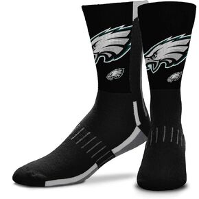 FBF NFL Youth V Curve Socks - Machine Washable - Poly-spandex blend - Perfect Fit and Durability for Active Young Athletes (Washington Commanders - Black)