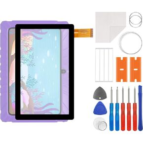 Touch Screen for Contixo Kids Tablet V8 7inch Digitizer Screen Replacement for Contixo Kids Tablet V8 Touchscreen Front Glass Panel with Repair Tools (not LCD Display)