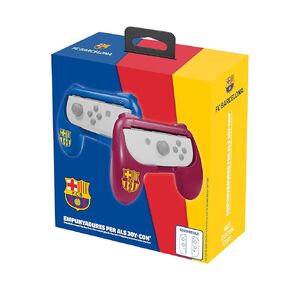 Subsonic Grips Controller for Joy-Cons Nintendo Switch/Pack of 2 Comfort Handles for Joy Cons, Red and Blue Fluorescent