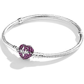 Symretie 925 Sterling Silver Snake Chain Bracelet, Blue Devil Eyes Charm Bracelets Fit for Pandora European Bracelets Charms Bead, Snake Bracelet Jewelry Gifts for Women Wife Girlfriend Her