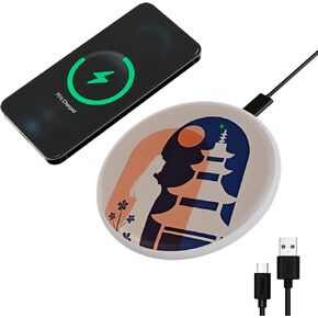Disney Princesses Mulan Wireless Charging Pad- 10 Watt Wireless Charging Station for Disney Princess Room Décor- Mulan Gifts for Women and Fans of Disney Princesses