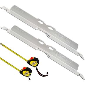 Upgraded Toe Plates Wheel Alignment Tool, Steel Provides Accurate Wheel Alignment Measurements, Portable Tool for Car, Truck, SUV, and Vehicle, Includes 2 Measuring Tapes.