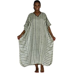 Up2date Fashion Women's Classic Satin Caftan/Kaftan